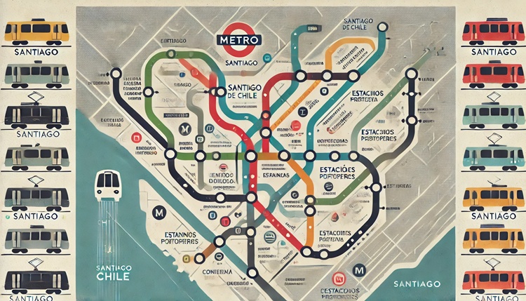 Mapa Metro Santiago